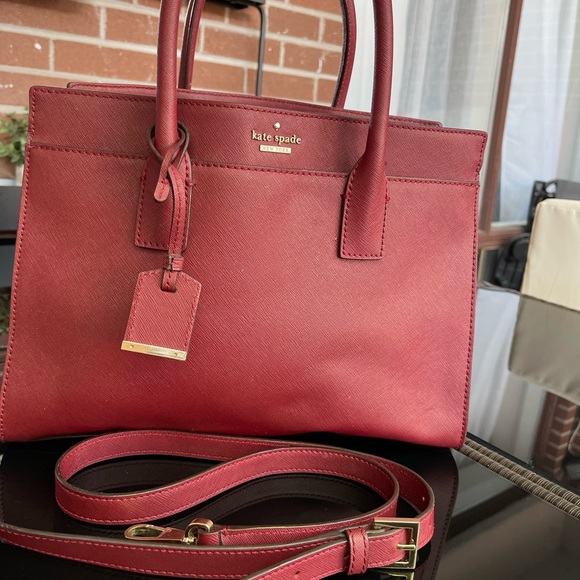 Kate Spade ♠️ Burgundy bag - Picture 2 of 8